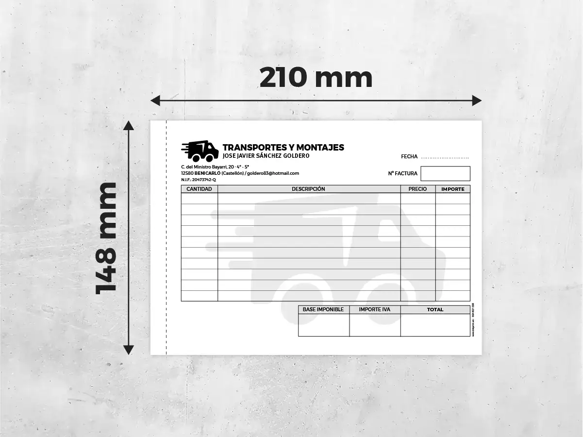 Talonarios Autocopiativos A5