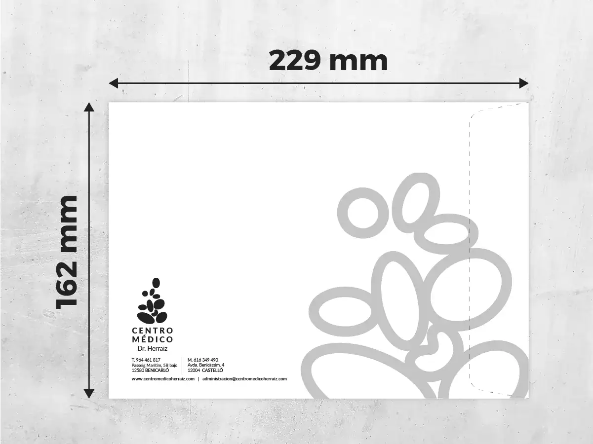 Sobres bolsa 229x162 mm