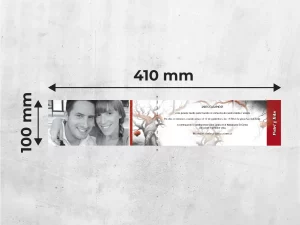 Invitaciones de boda originales - Invitación rectangular